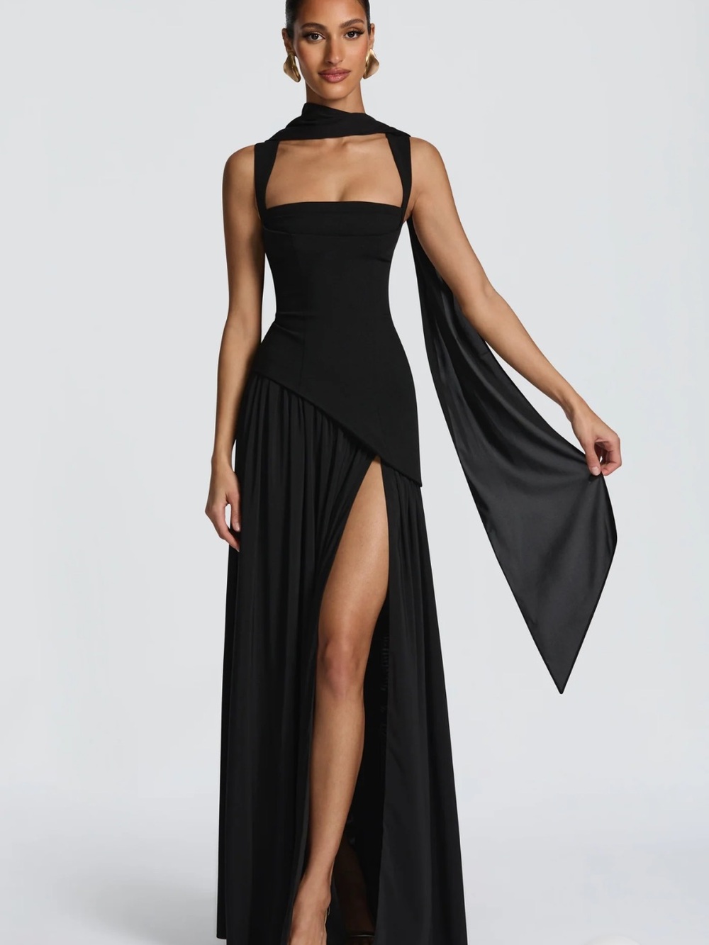 [Read description] BabyBoo: TULLULAH MAXI DRESS - BLACK - Picture 7 of 9